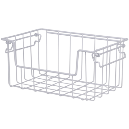 Cesto Empilhável Viena Fruteira Em Aço Carbono Branco 992401 Bel fix-7b91a60f-3e17-4699-a95b-caf7ec09a43d