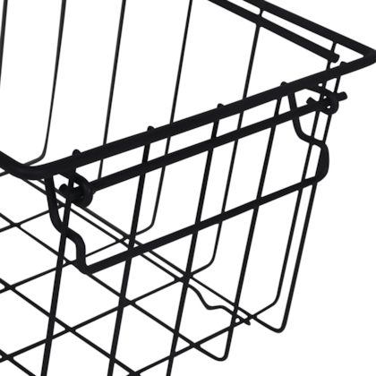 Cesto Empilhável Viena Fruteira Em Aço Carbono Preto 992407 Belfix-9a855a3e-1fe4-41e5-8da3-614dbaf87e96