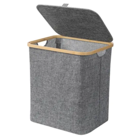 Cesto Lavanderia Bambu Tampa 7621 Mimo Style