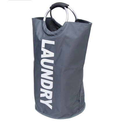 Cesto Lavanderia Cinza Alça 7440 Mimo Style-b7597558-4a09-4a55-8aac-6f257c00d9e6