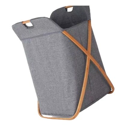 Cesto Lavanderia Cinza Bambu 7620 Mimo Style-8d891ee4-fd74-46fc-96c8-23f42def938c