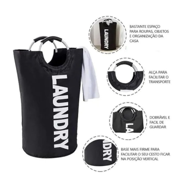 Cesto Lavanderia Preto Alça – 7439 Mimo Style-17c156e5-cce8-4241-b3f0-a35ea3a4491c