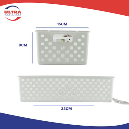 Cesto Organizador Quadratta 34x15x09cm 890 Paramount-d9d840f1-1d38-48a5-894b-563bd1ebd48c