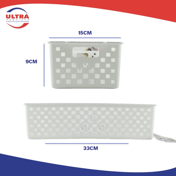 Cesto Organizador Quadratta 34x15x09cm 890 Paramount-ebc4a45d-2438-492b-a2f7-f4da8b361227