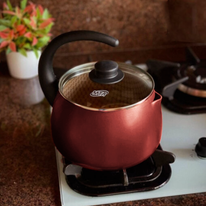 Chaleira Flora Superflon Ketle TVT Alumínio Antiaderente 2,0L Cereja 902 MTA-33fce303-5623-49e3-af8d-678ed35f5cda