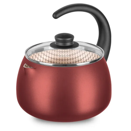 Chaleira Flora Superflon Ketle TVT Alumínio Antiaderente 2,0L Cereja 902 MTA-cd875f9e-7610-486e-9893-04d5a7fb526d