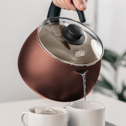 Chaleira Flora Superflon Ketle TVT Alumínio Antiaderente 2,0L Chocolate 901 MTA-48aa2583-4552-41ee-97e7-53453694559d