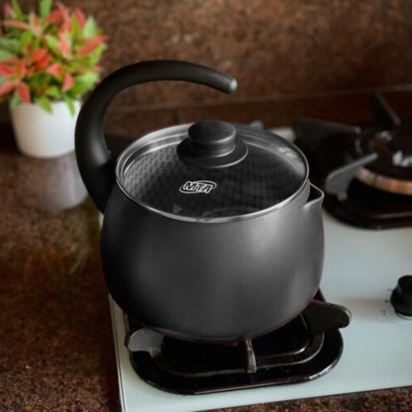 Chaleira Flora Superflon Ketle TVT Alumínio Antiaderente 2,0L Grafite 903 MTA-bae8350c-57b0-452d-a7d3-8b1b15150636