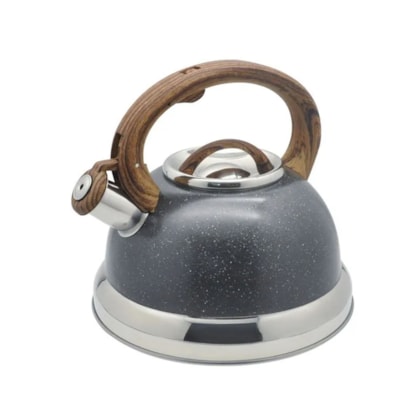 Chaleira Roma Com Apito 2,7L Indução em Aço Inox Granito 4875/119 Brinox-d69219c2-5513-40b5-afe8-3c254c0d3305