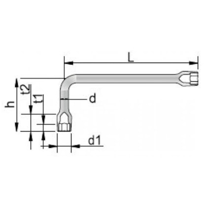 Chave Biela L 17mm Gedore-4588f3ec-0265-45be-9143-be90d15bfc3f