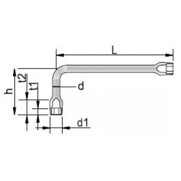 Chave Biela L 17mm Gedore-7a415a35-7d1c-41d4-96b7-b5bc1515e340