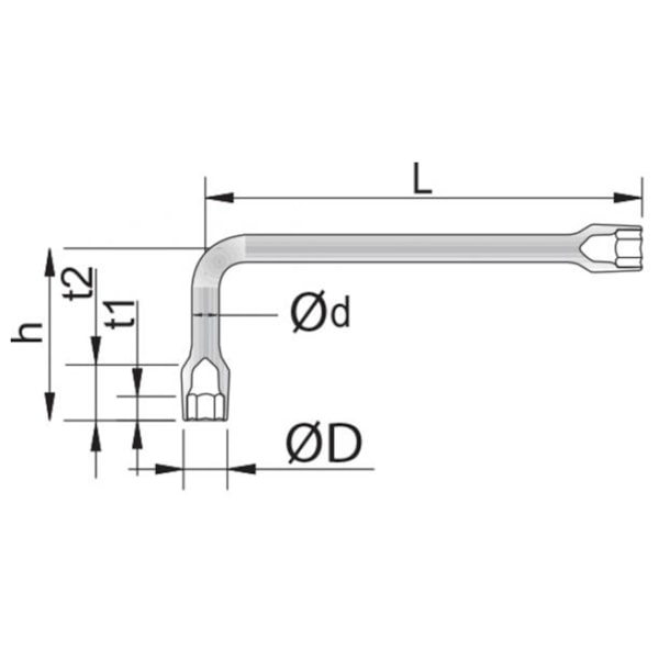 Chave Biela Tipo L 12 mm Gedore-8f61db6b-e869-4e19-bd51-04690c76fca8