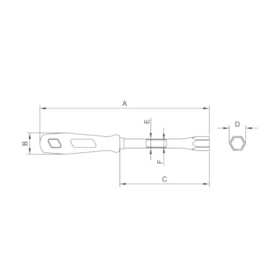 Chave Canhão Tubular 8mm Tramontina