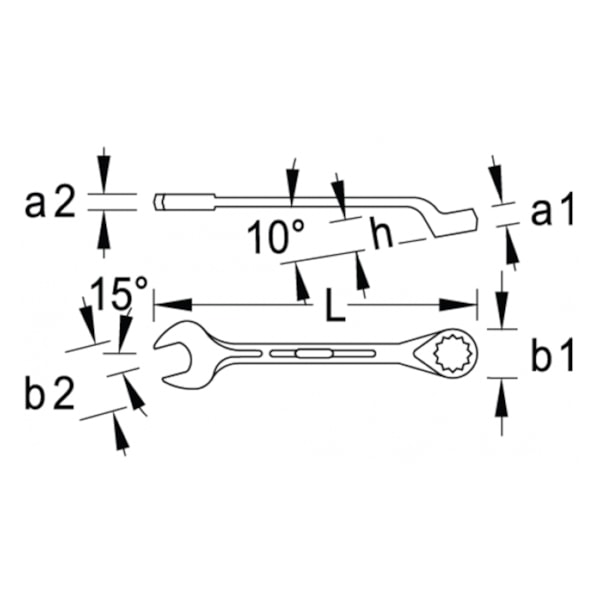 Chave Combinada 1.1/4