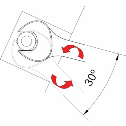Chave Combinada 21mm em Aço Cromo-Vanádio 44660/121 Tramontina PRO -895989c2-e18c-4584-9002-cc1a1a1c099f