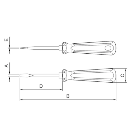 Chave de Fenda 1/8 x 3