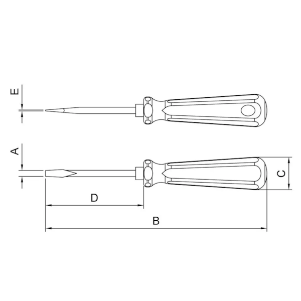 Chave de Fenda 1/8 x 3