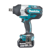 Chave de Impacto a Bateria 3/4"Pol. + 2 Baterias 18V 5Ah + Carregador e Maleta DTW1001RTJ Makita