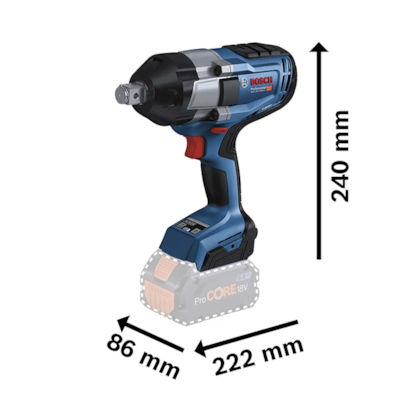 Chave de Impacto a Bateria Brushless 3/4 GDS 18V-1050H Bosch -04138534-9fbc-4212-9ce5-abdae4ce97d1