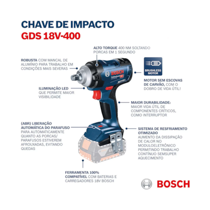 Chave de Impacto sem Fio Professional GDS 18V-400 Bosch -8a8631c4-a593-4ce6-b3cb-f1bcade98514