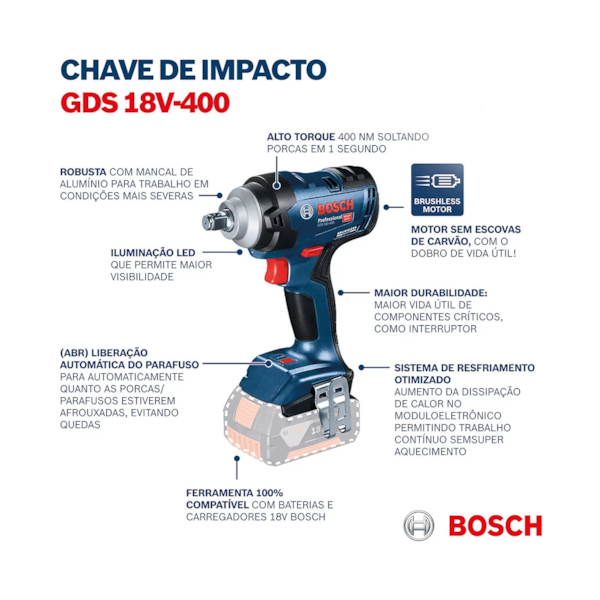 Chave de Impacto sem Fio Professional GDS 18V-400 Bosch -7d97364f-a1ab-4ba8-b933-f48039916bd6