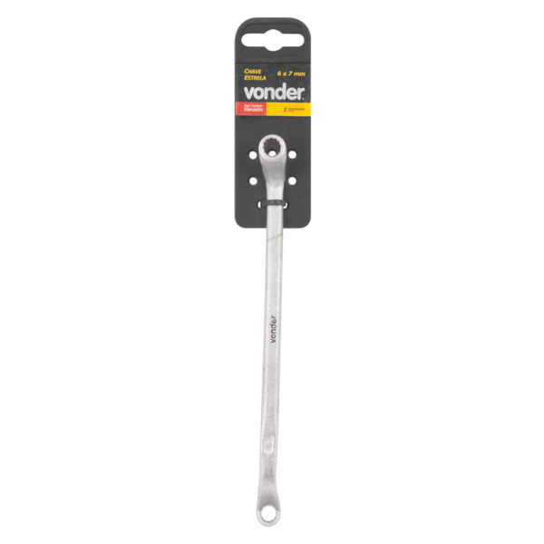 Chave estrela 6 mm x 7 mm, aço cromo vanádio 36.29.060.700 Vonder-567ae693-9b78-47af-9f2d-cd7e13796759