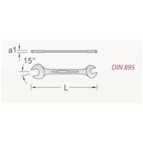 Chave Fixa 21x23MM 065714 Robust
