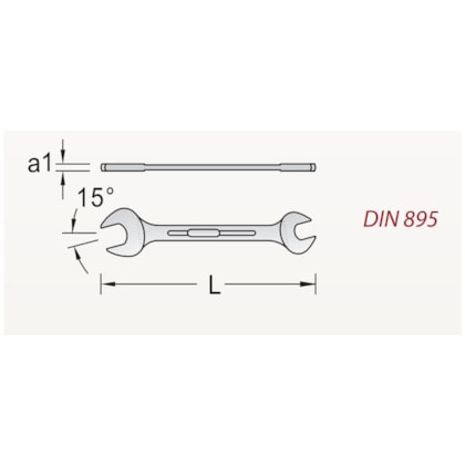 Chave Fixa 21x23MM 065714 Robust