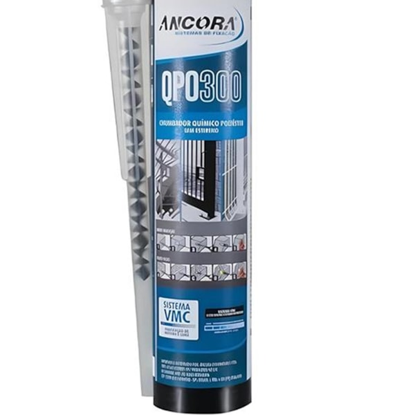 Chumbador Químico Poliester Bi Injeção 300ml QPO300 Ancora-64791063-90cb-480a-b97b-9511451f9ec0