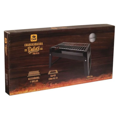 Churrasqueira Dallas Com Grelha Portátil 257700 BelFix-8b6a4926-2662-43c9-ba8d-2b733064a290