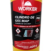 Cilindro de Gás Map Pro 400g – Worker