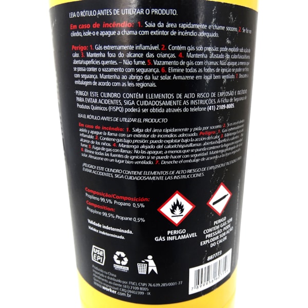 Cilindro de Gás Map Pro 400g – Worker-3862b7c4-531e-49d2-90b9-49ffdde3fe70