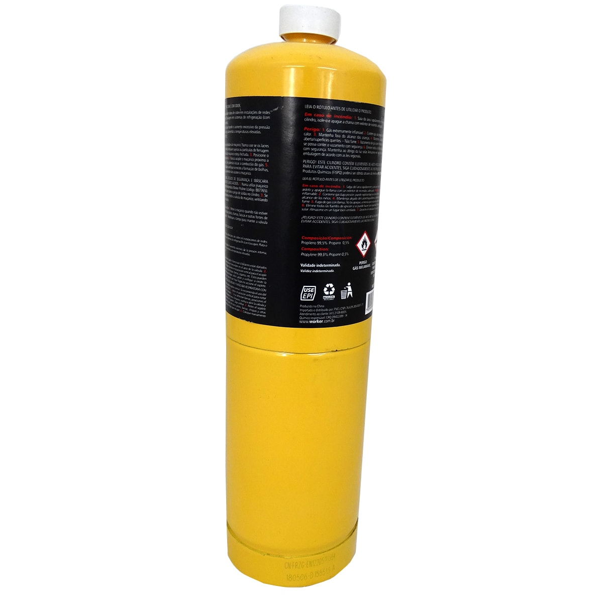 Cilindro de Gás Map Pro 400g – Worker | Ultra Maquinas