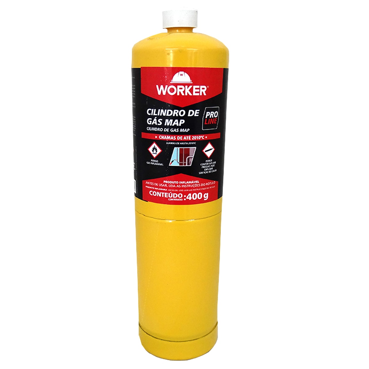 Cilindro de Gás Map Pro 400g – Worker | Ultra Maquinas