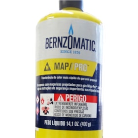 Cilindro de Gás Mapp 400g para Maçarico Bernzomatic