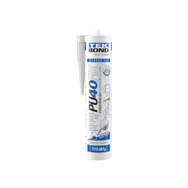 Cola PU 40 fix branco 3887G/280ML 21071038700 TEKBOND-7ca88426-21bb-4b7c-b52b-a14d00557f3d