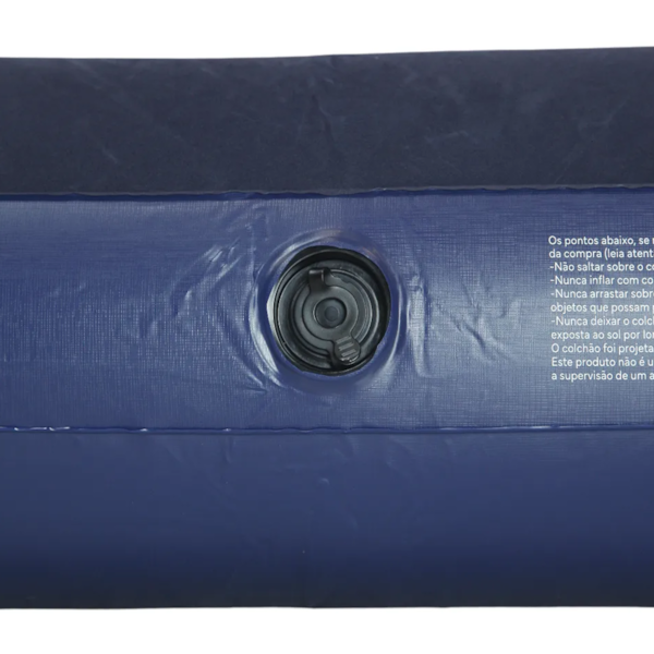 Colchão Inflável Zenite Casal Até 300Kg Com Inflador Incorporado Azul 250500 Nautika-990bba28-b492-414c-ba2e-53113d356be3