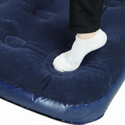 Colchão Inflável Zenite Casal Até 300Kg Com Inflador Incorporado Azul 250500 Nautika-257da98d-ac21-4a04-aa4e-1a876d51053f