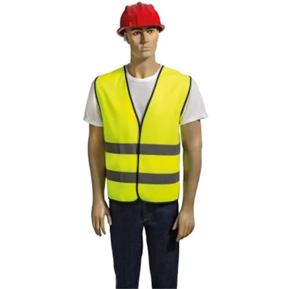 Colete Refletivo Blusão S/Bolso em Poliéster Amarelo Fluorescente 472932 Worker-f56866ba-b41d-4ca9-b83f-4058c11c2c9b