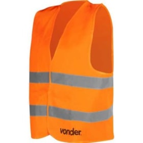 Colete Refletivo tipo Blusão sem Bolso Laranja CV 101 7029101000 Vonder