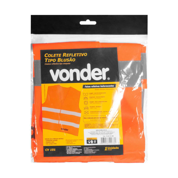 Colete Refletivo tipo Blusão sem Bolso Laranja CV 101 7029101000 Vonder-f93d1e88-9f39-44f9-8ed1-e59ee119622f