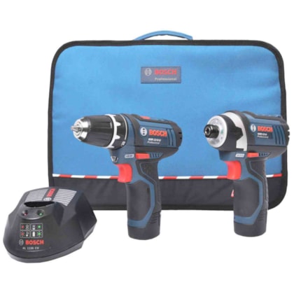 Combo Furadeira/Parafusadeira GSR 12 2 LI + Chave De Impacto GDR12-LI Bosch-43e71cc5-dbe8-4d67-95c1-063bbef3f60c