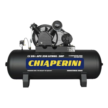 Compressor de Alta Pressão 20/250 APV 5Hp Trifásico 220/380V 000690 Chiaperini