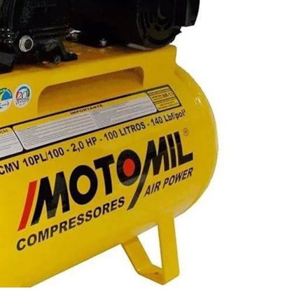 Compressor de Ar 10 Pés 2HP 100L Monofásico 140LBF Motomil-9b83d790-f22e-4efa-9795-bbc6cb9dcab1