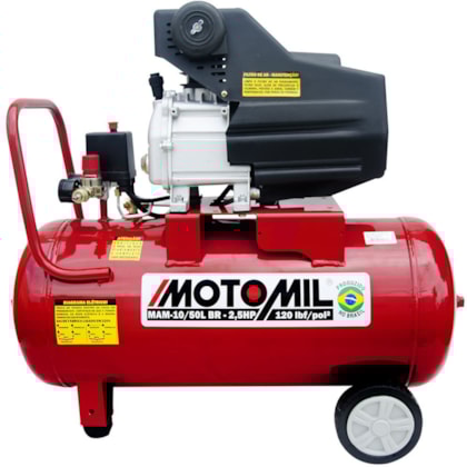 Compressor de Ar 8,8 Pés 50L 2,5HP Monofásico Motomil-0f8338fb-b3ae-45e7-9aa3-822464eae5b9