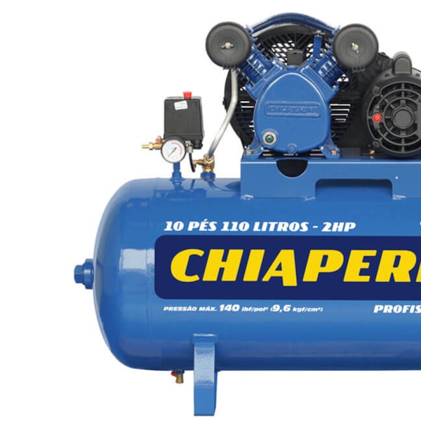 Compressor de Ar Baixa Pressão 10 Pés 110L Monofásico Azul sem Motor 24249 Chiaperini-d6af436b-5a0c-4503-9d33-c12dbdf2c661