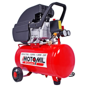 Compressor de Ar CMI 8,7/24L 2Hp Bivolt Motomil