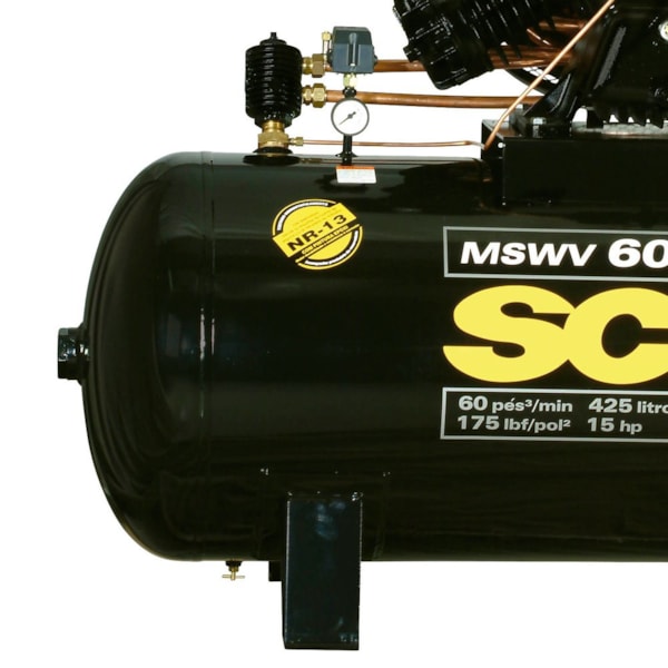 Compressor de Ar de Pistão Forte MSWV 60 Pés 425L Motor Aberto Schulz-1abafa88-a292-4900-8c93-2133bf4c2f72