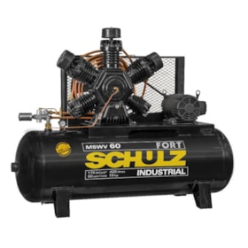 Compressor de Ar de Pistão Forte MSWV 60 Pés 425L Motor Aberto Schulz