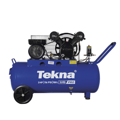 Compressor de Ar Max 3Hp 15pcm 100L 220V CP150100P Tekna-2d86f93e-d48b-40b3-b2e7-7e61b6cbc0fd